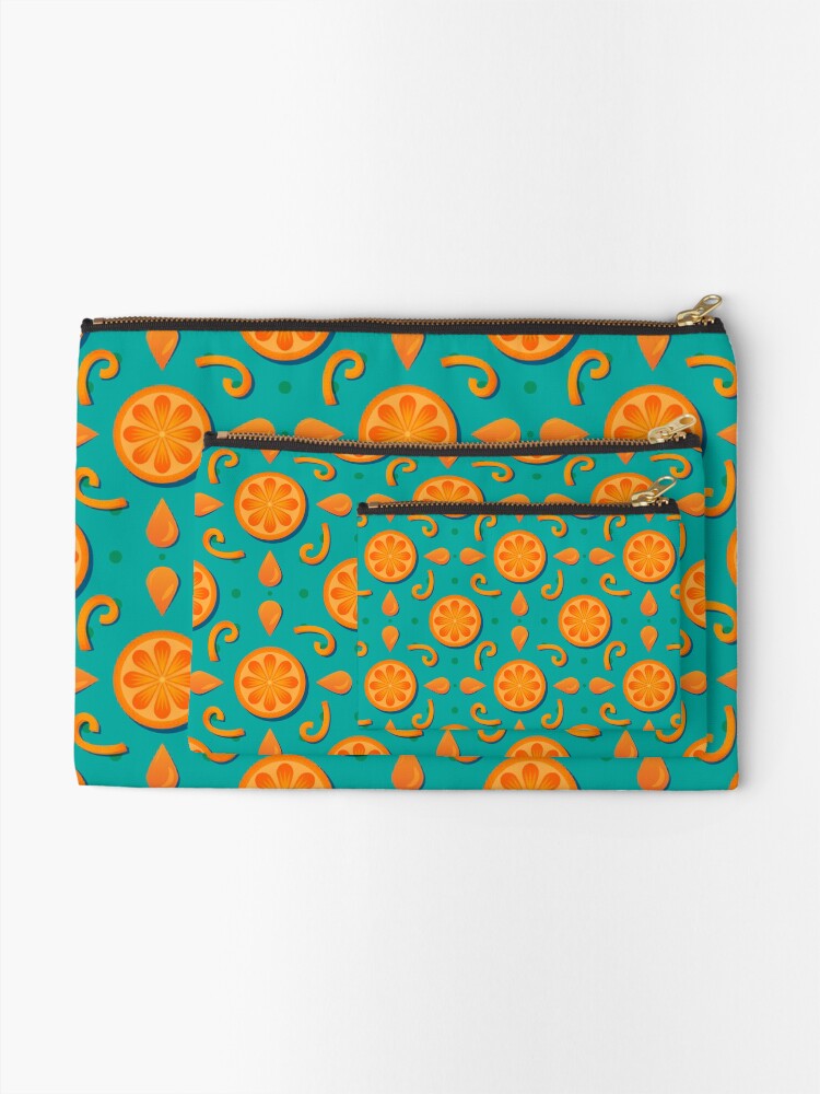 Thumbnail 2 of 4, Zipper Pouch, Tangerine Dreams designed and sold by oneilldesign.