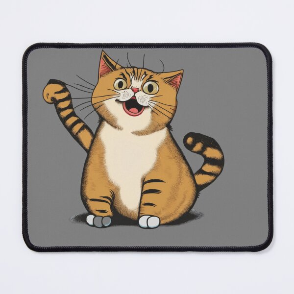 Item preview, Cute Cat with 2 Tails | Funny Kawaii Kitty designed and sold by lildoodleshirts.
