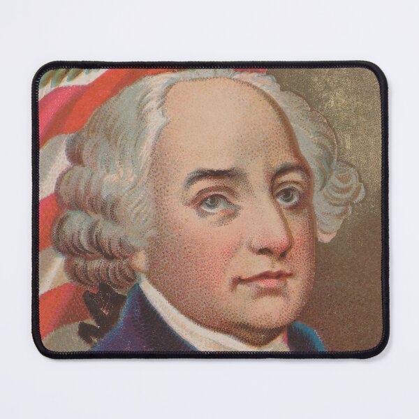 Item preview, Vintage John Adams Illustrative Portrait (1888) designed and sold by BravuraMedia.