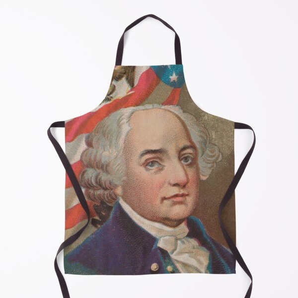 Item preview, Vintage John Adams Illustrative Portrait (1888) designed and sold by BravuraMedia.