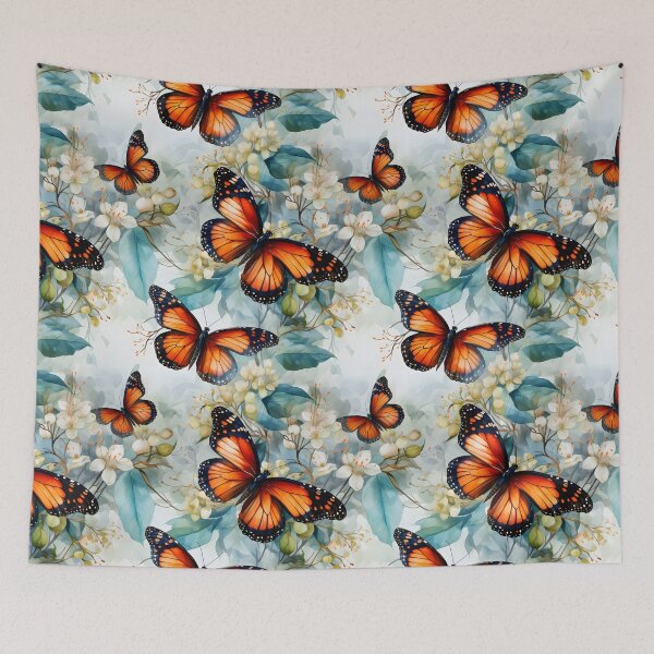 Item preview, Monarch Butterflies Watercolor 24 designed and sold by DigitalPatternx.