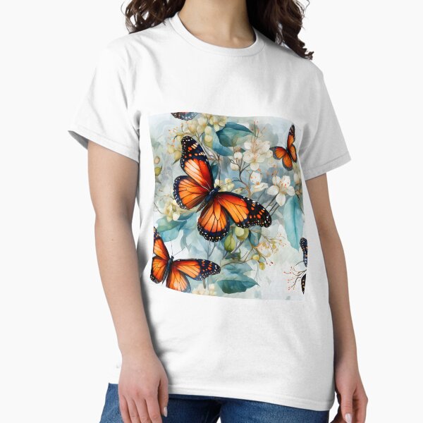 Item preview, Monarch Butterflies Watercolor 24 designed and sold by DigitalPatternx.