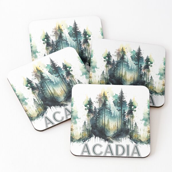 Item preview, Acadia Evergreen Woods designed and sold by arteesly.