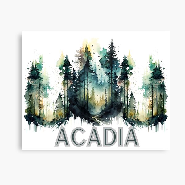 Item preview, Acadia Evergreen Woods designed and sold by arteesly.