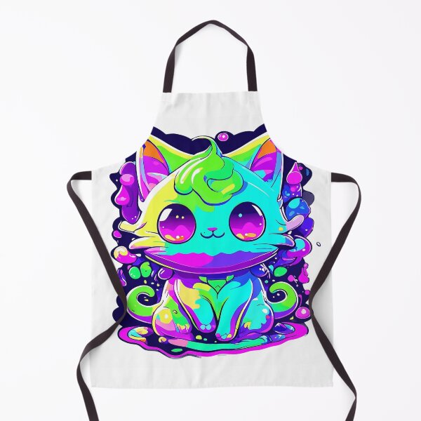 Item preview, Cat Slime Art - Whimsical Feline Playtime with Colorful Slime Creations! designed and sold by Watchara Aekcheen.