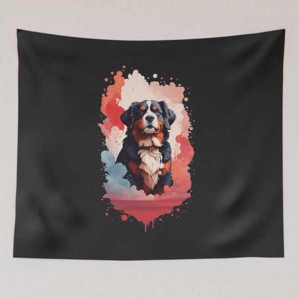 Item preview, Space Odyssey Bark, space age Bernese mountaindog designed and sold by DBPauwels.