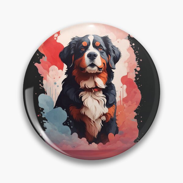Item preview, Space Odyssey Bark, space age Bernese mountaindog designed and sold by DBPauwels.