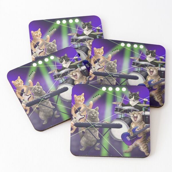 Item preview, Rock and Roll Cat Band designed and sold by Mehu.