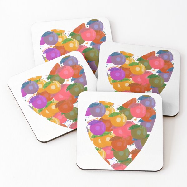 Item preview, orange heart multicolored designed and sold by apalin1.