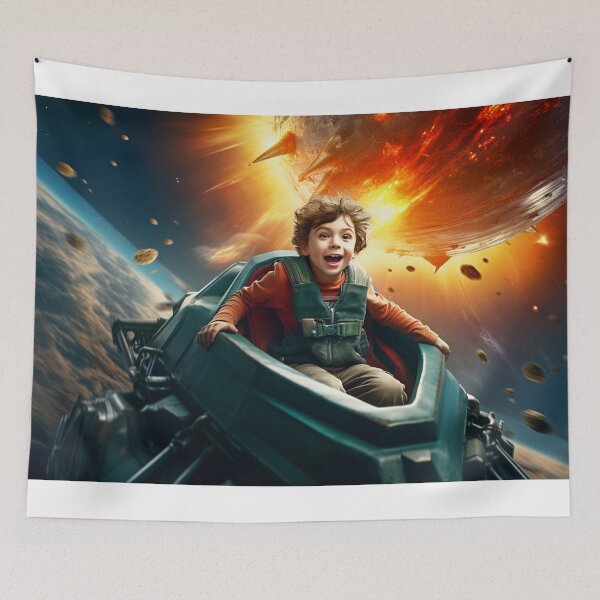Item preview, Star bound Dreamer: The Young Space Pilot designed and sold by EscapeWithMe.