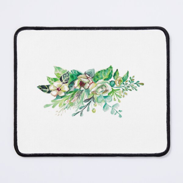 Item preview, Watercolor Bright Flowers with Leaves designed and sold by colorfulglee.