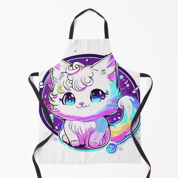 Item preview, Cat Slime Art (White Ver.)- Whimsical Feline Playtime with Colorful Slime Creations! designed and sold by Watchara Aekcheen.