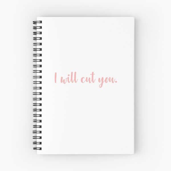 Item preview, I will cut you - FIERCE designed and sold by UseTheFARCE.