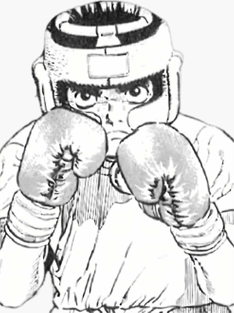 Hajime no Ippo Dempsey Roll  Sticker for Sale by oluibejak9