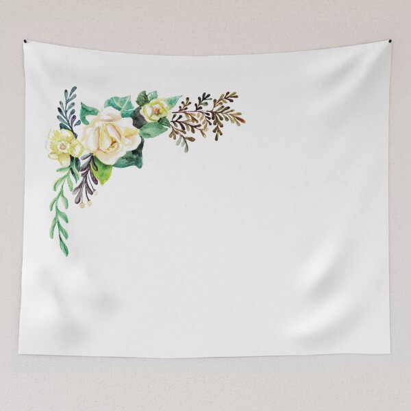 Item preview, Watercolor Bright Flowers with Leaves designed and sold by colorfulglee.