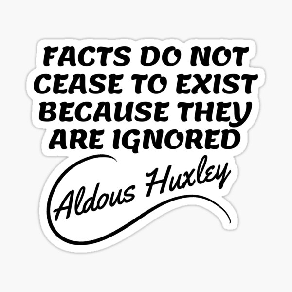 Item preview, Aldous Huxley Quotes - Facts inspiration quotes 2 designed and sold by Writer Quotes.