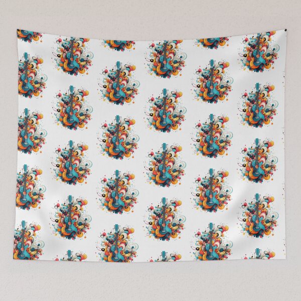 Item preview, Classic Acoustic Guitar Abstract  designed and sold by ArtFromBeyond.