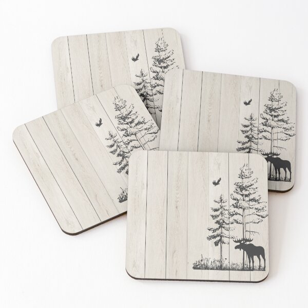 Item preview, Moose in Forest designed and sold by Unlocked-Art.