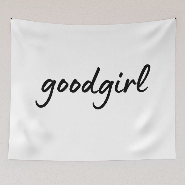 Item preview, Good Girl Black Cursive Minimalist designed and sold by mariejosee22.