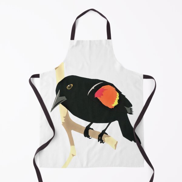 Item preview, Red-winged Blackbird Gift for Bird Watchers Paper Black Bird Agelaius phoeniceus designed and sold by Susan Prolman.