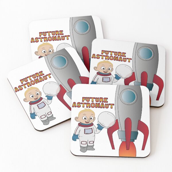 Item preview, 'Future Astronaut' with Rocket (Blonde Boy) designed and sold by ThingsByNin.