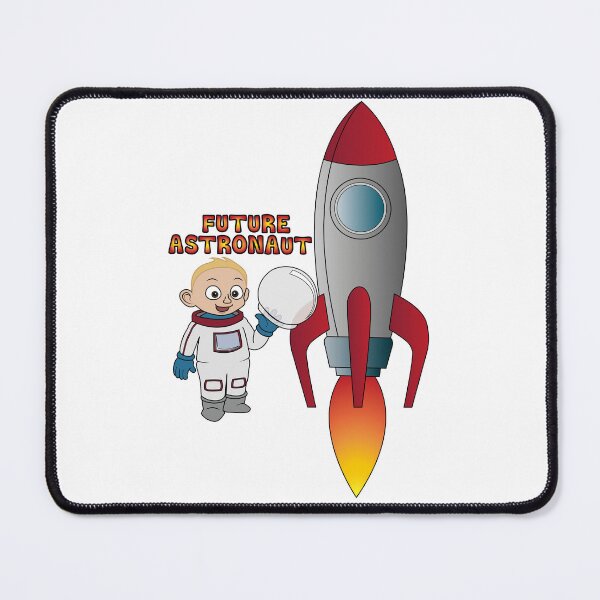 Item preview, 'Future Astronaut' with Rocket (Blonde Boy) designed and sold by ThingsByNin.