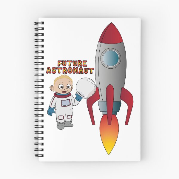 Item preview, 'Future Astronaut' with Rocket (Blonde Boy) designed and sold by ThingsByNin.