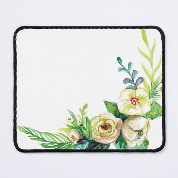 Item preview, Watercolor Bright Flowers with Leaves designed and sold by colorfulglee.