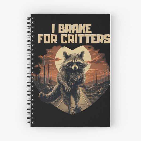 Item preview, I Brake For Critters Cute Gifts For Drivers designed and sold by Chmielayka.