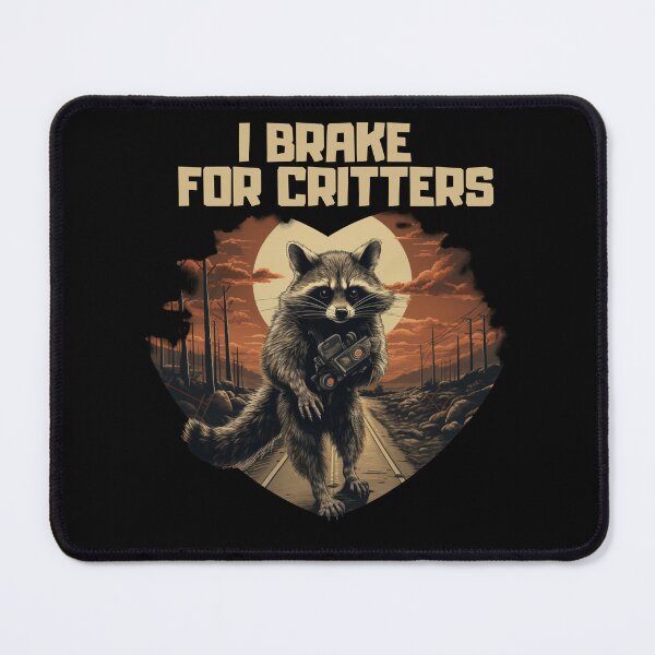 Item preview, I Brake For Critters Cute Gifts For Drivers designed and sold by Chmielayka.