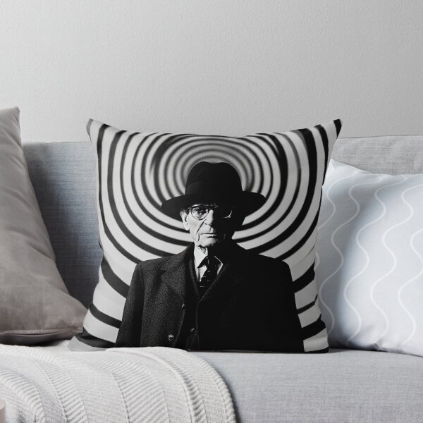Item preview, Hypnotic Mystic - William S. Burroughs Monochrome Op Art designed and sold by Mystikos Art.