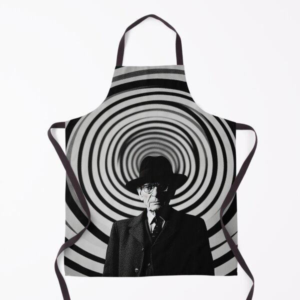 Item preview, Hypnotic Mystic - William S. Burroughs Monochrome Op Art designed and sold by Mystikos Art.