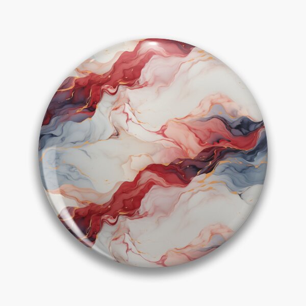 Item preview, Red and White Marble designed and sold by Lumistica.