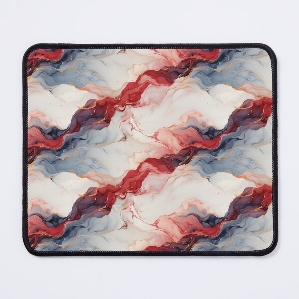 Item preview, Red and White Marble designed and sold by Lumistica.