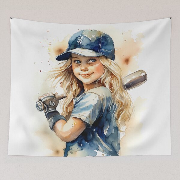 Item preview, Golden Girl of the Ballpark designed and sold by CastleBySea.