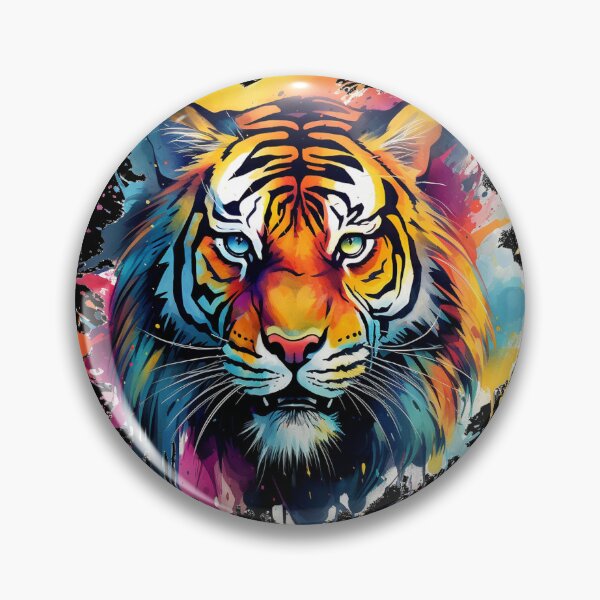 Item preview, Tiger Watercolour Splash designed and sold by Nioon.