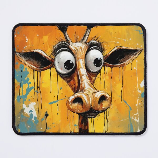 Item preview, بالعربي معلش زرافة مضحكة عبارات اقوال- Funny Giraffe Arabic Comic Slang Words Pop Art AI Generated designed and sold by FUNqoosh.