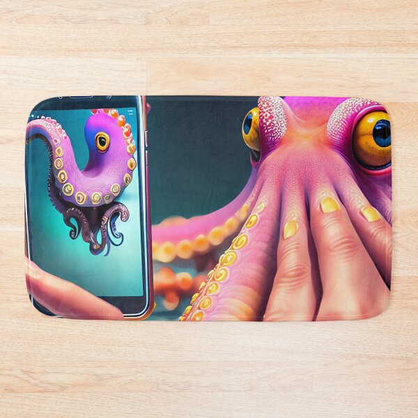 Item preview, Octopus Human Hand taken a Selfie designed and sold by purplesensation.
