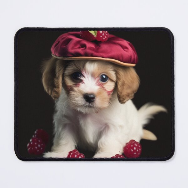 Item preview, Cute little puppy with fruits designed and sold by Dreamtodream.