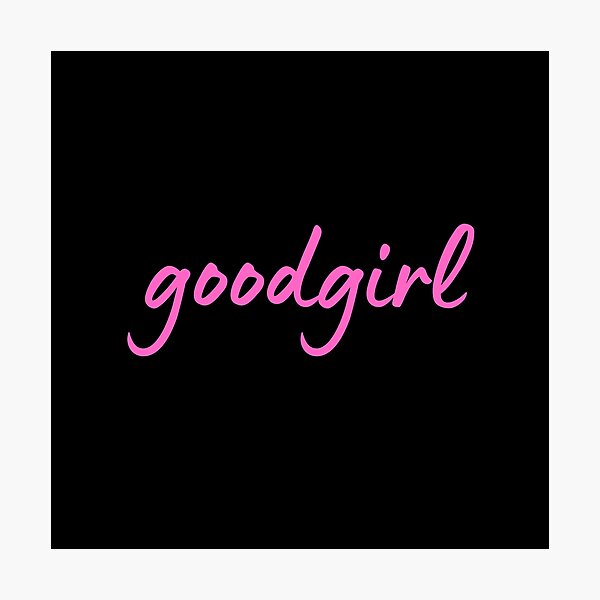 Item preview, Good Girl Pink Cursive Minimalist designed and sold by mariejosee22.