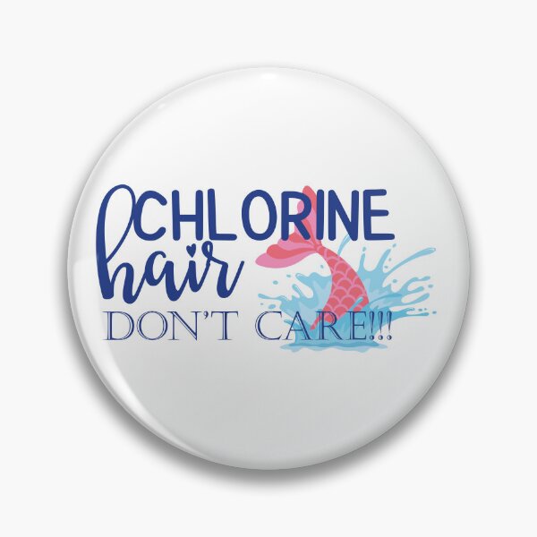 Item preview, chlorine hair dont care! with a mermaid tail designed and sold by EmeraldeaArt.
