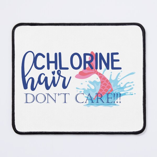 Item preview, chlorine hair dont care! with a mermaid tail designed and sold by EmeraldeaArt.