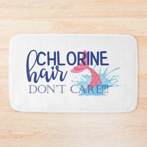 Item preview, chlorine hair dont care! with a mermaid tail designed and sold by EmeraldeaArt.