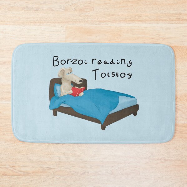 Item preview, Borzoi reading Tolstoy designed and sold by Alan2903.