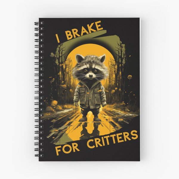 Item preview, I Brake For Critters Cute Gifts For Drivers designed and sold by Chmielayka.