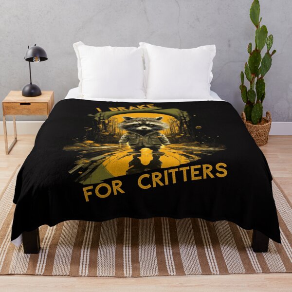 Item preview, I Brake For Critters Cute Gifts For Drivers designed and sold by Chmielayka.