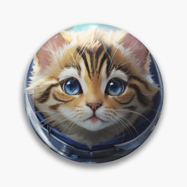 Item preview, Cute Space Kitty - Super Hero Cat in Cape | Kawaii Kitten Cat Lover designed and sold by lildoodleshirts.