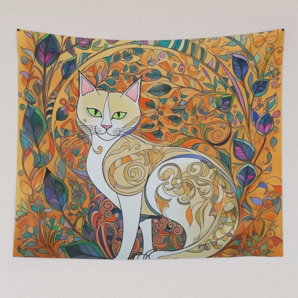 Item preview, Cat drawing designed and sold by ComicsFactory.