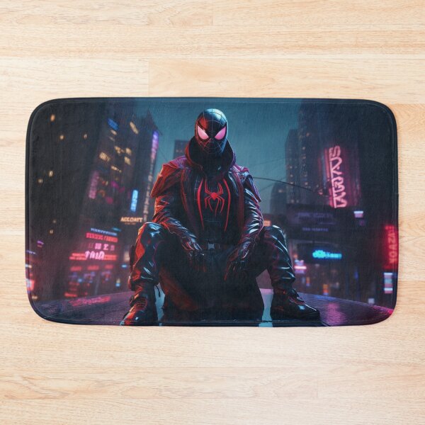 Item preview, Spiderman in a Cyberpunk City designed and sold by Theayll.