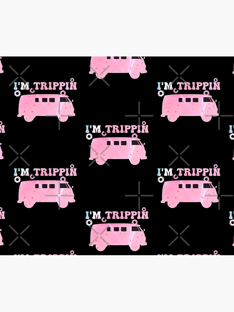 Disover Pink Road Trip  Shower Curtain